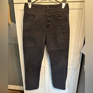 Joie super high rise button fly